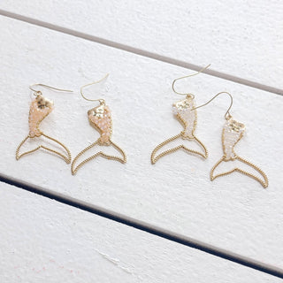 Mermaid Tail Earrings - Bray and Em Boutique