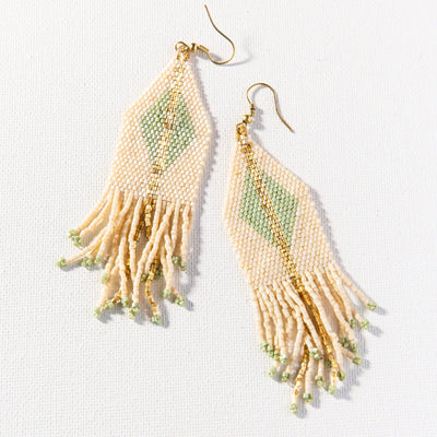 Mint and Gold Luxe Earrings