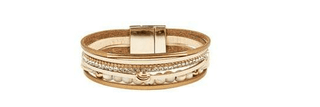 Multi - Layered Leather Magnetic Bracelet - Bray and Em Boutique