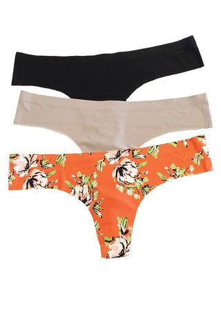 Night Blooms Thong Set - Bray and Em Boutique