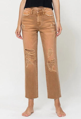 Norah Straight Crop Jeans - Bray and Em Boutique