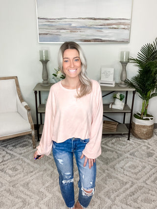 Not Too Quick Long Sleeve Top - Bray and Em Boutique