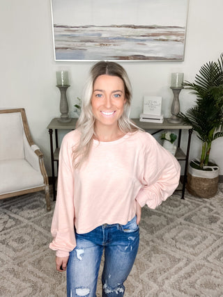 Not Too Quick Long Sleeve Top - Bray and Em Boutique