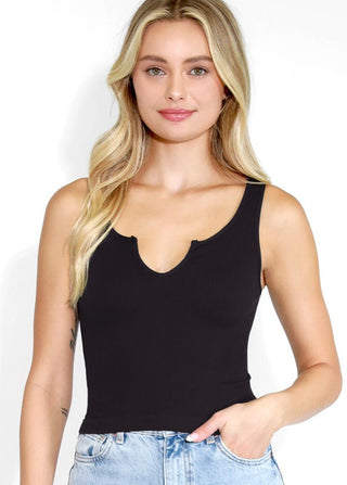 Notch Neck Tank Top - Bray and Em Boutique