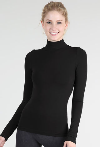 Seamless Mock Neck Top