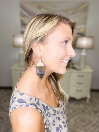 Ombre Seed Bead Earrings - Bray and Em Boutique