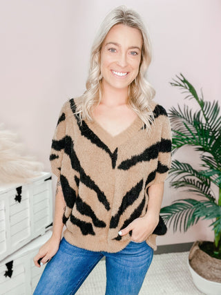 On The Mark Sweater Top - Bray and Em Boutique