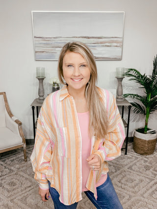 Open Spaces Button Down - Bray and Em Boutique