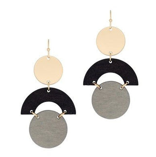 Over The Moon Earrings - Bray and Em Boutique