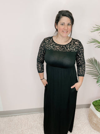 Own Your Moment Lace Maxi Dress - Bray and Em Boutique