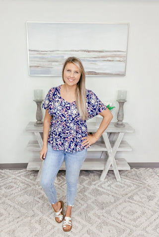Paisley Passion Top - Bray and Em Boutique