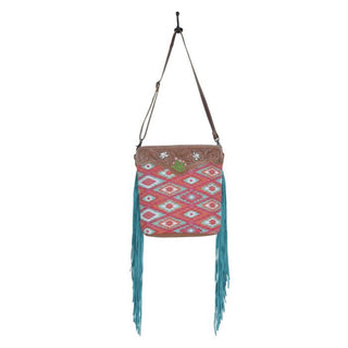 Pantone Pink Hand - Tooled Bag - Bray and Em Boutique