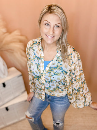 Patience is Power Blouse - Bray and Em Boutique
