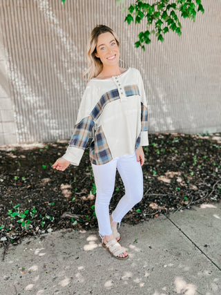 Plaid Long Sleeve - Bray and Em Boutique