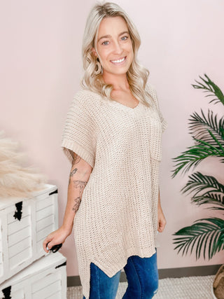 POL: High - Low Sweater - Bray and Em Boutique