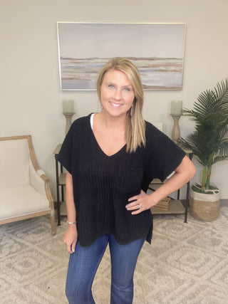 POL: High - Low Sweater - Bray and Em Boutique