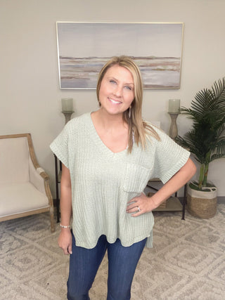 POL: High - Low Sweater - Bray and Em Boutique