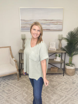 POL: High - Low Sweater - Bray and Em Boutique