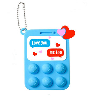 Pop Fidget Valentine's Keychains - Bray and Em Boutique