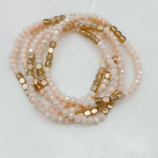 Razzle Dazzle Beaded Bracelet (Set of 5) - Bray and Em Boutique