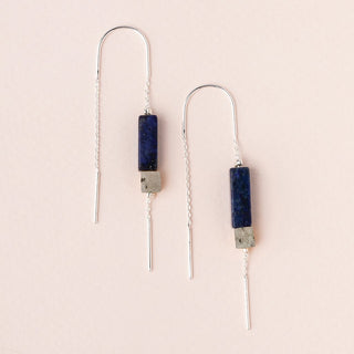 Rectangle Stone Earrings