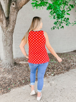 Red White and Boom Tank - Bray and Em Boutique