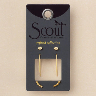 Refined Earring Collection - Stud Trio - Bray and Em Boutique