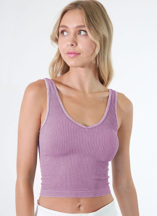 Reversible Vintage Crop Top - Bray and Em Boutique