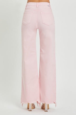 Risen HR Wide Leg Color Jeans - Bray and Em Boutique