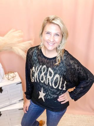 Rock & Roll Sweater - Bray and Em Boutique