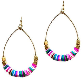 Rubber Tear Drop Earrings - Bray and Em Boutique