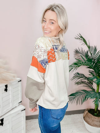 Sage Block Party Pullover - Bray and Em Boutique