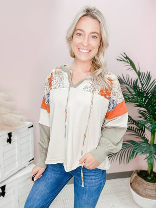 Sage Block Party Pullover - Bray and Em Boutique