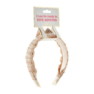 Scalloped Straw Headband - Bray and Em Boutique