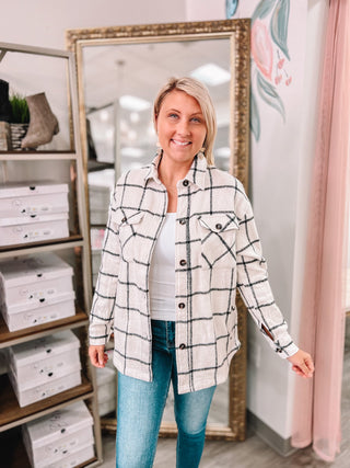 Sealed The Deal Shacket - Bray and Em Boutique