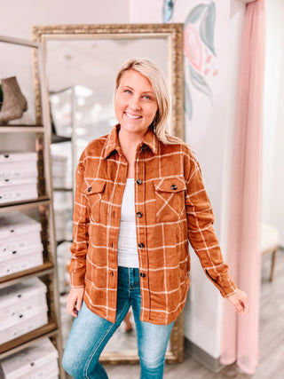 Sealed The Deal Shacket - Bray and Em Boutique
