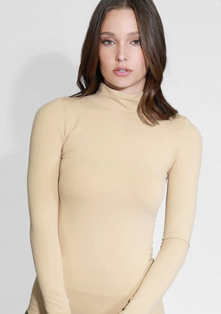 Seamless Mock Neck Top - Bray and Em Boutique