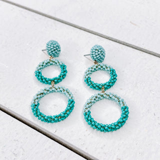 Seed Bead Double Earrings - Bray and Em Boutique