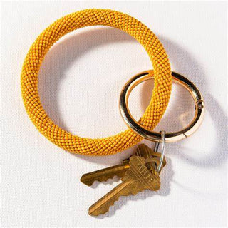 Seed Bead Key Ring - Solid Collection - Bray and Em Boutique