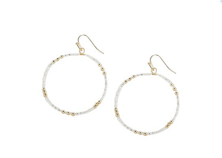 Seed Beaded Ring Earrings - Bray and Em Boutique