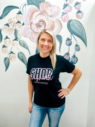 Shop Small Graphic Tee - Bray and Em Boutique