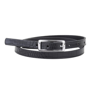 Skinny Croc Belt - Bray and Em Boutique