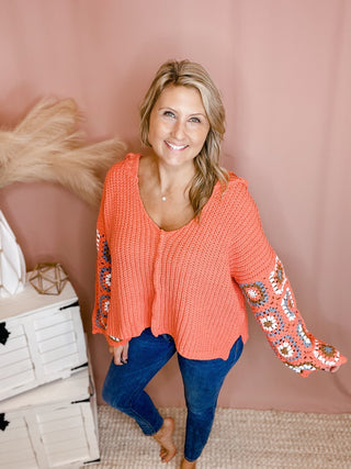 Slowly Drifting Hooded Sweater - Bray and Em Boutique
