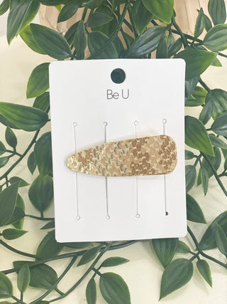 Snakeskin Hair Clips - Bray and Em Boutique