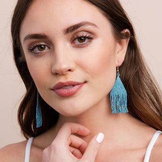 Solid Luxe Fringe Earrings