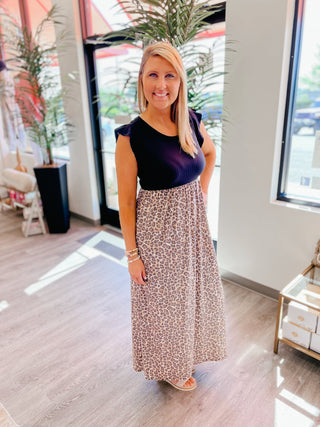 Something About It Leopard Maxi Dress - Bray and Em Boutique