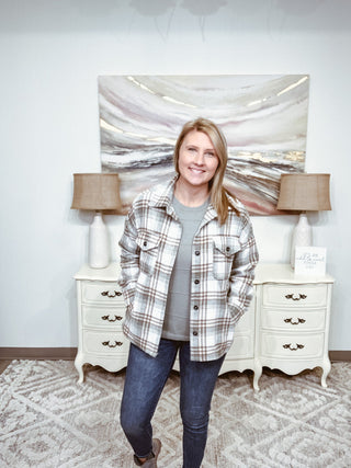 Springtime Shacket - Bray and Em Boutique