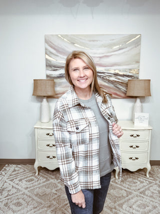 Springtime Shacket - Bray and Em Boutique