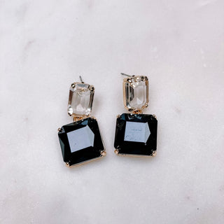 Square Glass Earrings - Bray and Em Boutique