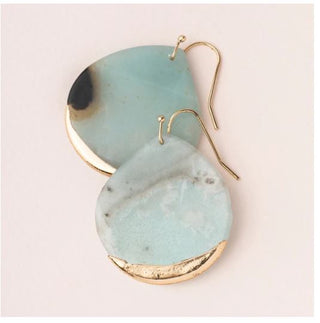 Stone Dipped Teardrop Earrings - Bray and Em Boutique